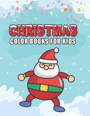 Book cover for christmas color books for kids