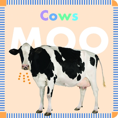 Book cover for Farm Animals: Cows Moo