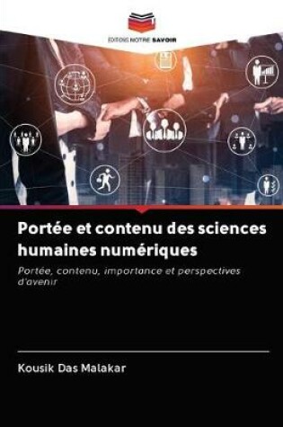 Cover of Portée et contenu des sciences humaines numériques