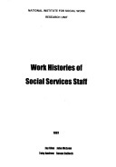 Cover of Work Histories of Social Services Staff