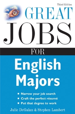 Cover of Great Jobs for English Majors, 3rd Ed.