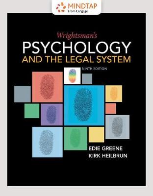 Book cover for Lms Integrated Mindtap Psychology, 1 Term (6 Months) Printed Access Card for Greene/Heilbrun's Wrightsman's Psychology and the Legal System