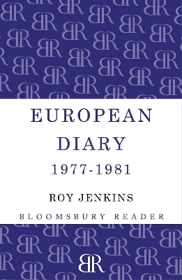 Book cover for European Diary, 1977-1981