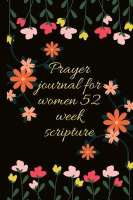 Book cover for Prayer Journal for Women 52 Week Scripture