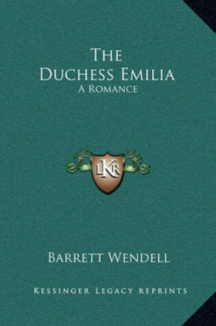 Cover of The Duchess Emilia