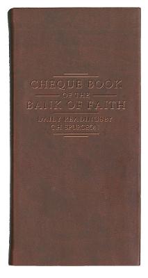 Book cover for Chequebook of the Bank of Faith – Burgundy