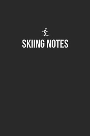 Cover of Skiing Notebook - Skiing Diary - Skiing Journal - Gift for Skier