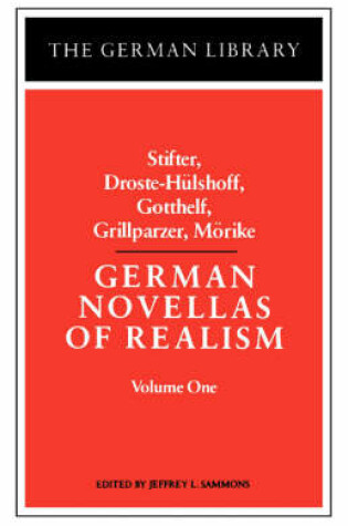 Cover of German Novellas of Realism: Stifter, Droste-Hulshoff, Gotthelf, Grillparzer, Morike