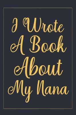 Book cover for I Wrote a Book about my nana