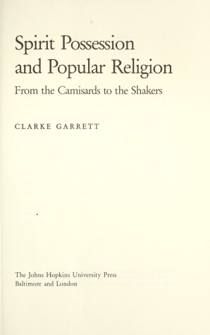 Cover of Spirit Possession and Popular Religion