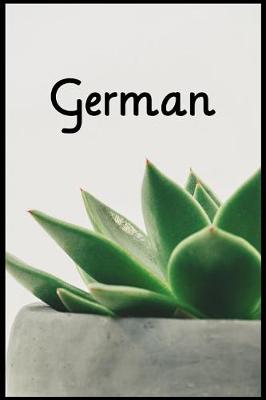 Book cover for German