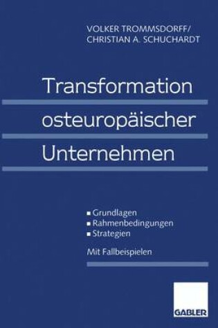 Cover of Transformation osteuropäischer Unternehmen