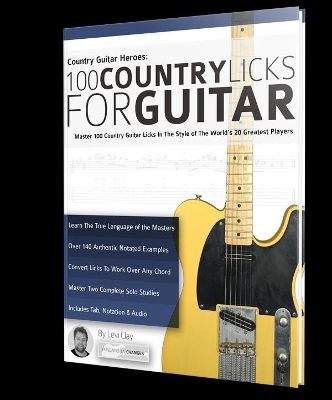 Book cover for Country Guitar Heroes - 100 Country Licks for Guitar