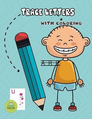 Book cover for Trace Letters with Coloring