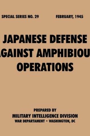 Cover of Japanese Defense Against Amphibious Operations