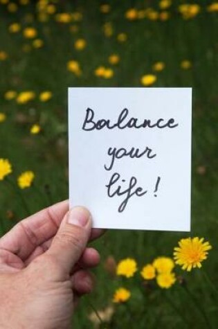 Cover of Balance Your Life Journal