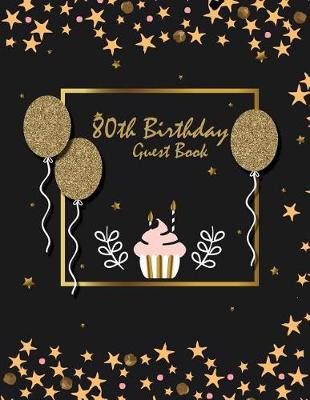 Book cover for Guest Book 80th Birthday