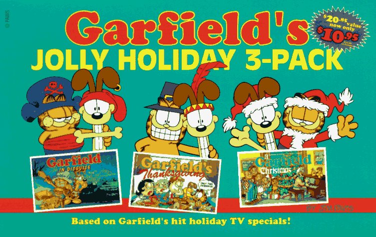 Book cover for Garfield's Jolly Holiday 3-Pack