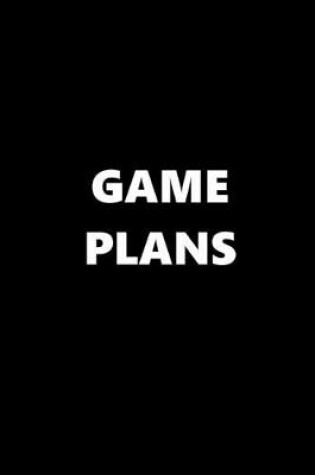 Cover of 2020 Daily Planner Sports Theme Game Plans Black White 388 Pages