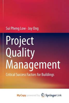 Book cover for Project Quality Management