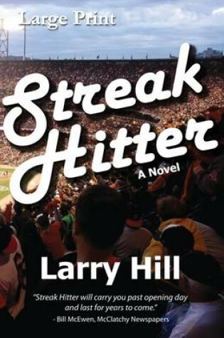 Cover of Streak Hitter Large Print