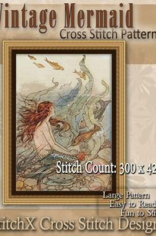 Cover of Vintage Mermaid Cross Stitch Pattern
