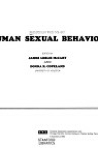 Cover of Modern Views of Human Sexual Behaviour