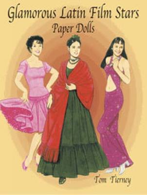 Book cover for Glamorous Latin Film Stars Paper Dolls