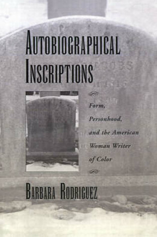 Cover of Autobiographical Inscriptions