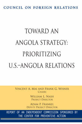 Book cover for Toward an Angola Strategy