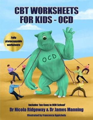 Book cover for CBT Worksheets for Kids - OCD