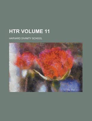 Book cover for Htr Volume 11