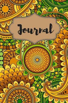 Book cover for Yellow Paisley Journal