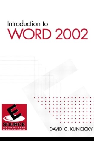 Cover of Introduction to Word 2002