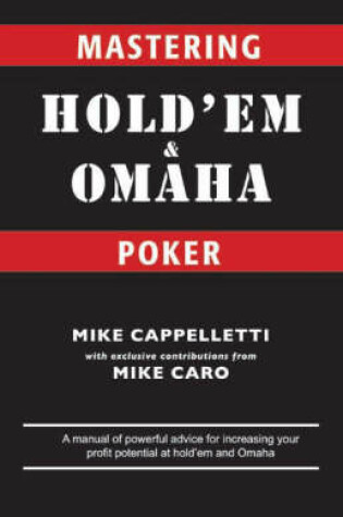 Cover of Mastering Hold'em and Omaha Poker