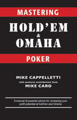 Book cover for Mastering Hold'em and Omaha Poker