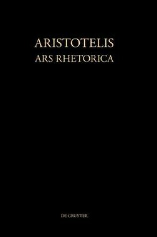 Cover of Aristotelis Ars rhetorica