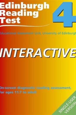 Cover of Edinburgh Reading Test Interactive (ERTi) 4 Single-User CD-ROM