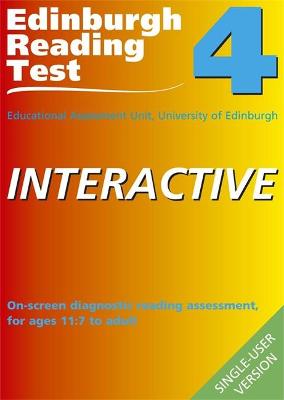 Book cover for Edinburgh Reading Test Interactive (ERTi) 4 Single-User CD-ROM