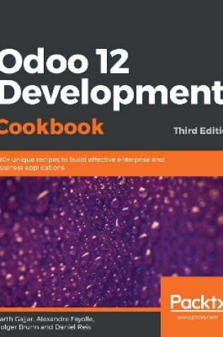 Cover of Odoo 12 Development Cookbook
