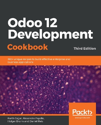 Book cover for Odoo 12 Development Cookbook