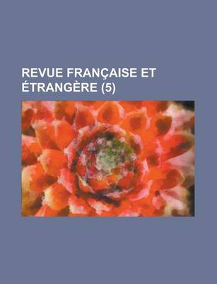 Book cover for Revue Francaise Et Etrangere (5)