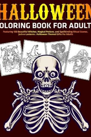 Cover of Halloween Coloring Book for Adults