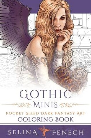 Cover of Gothic Minis - Pocket Sized Dark Fantasy Art Coloring Book