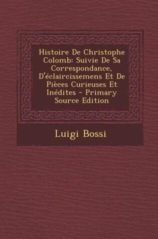 Cover of Histoire de Christophe Colomb