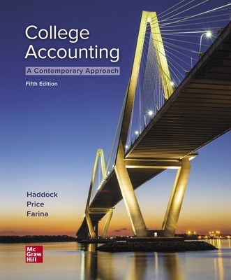 Book cover for ISE College Accounting (A Contemporary Approach)