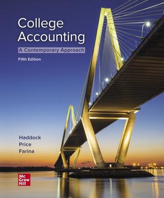 Book cover for ISE College Accounting (A Contemporary Approach)