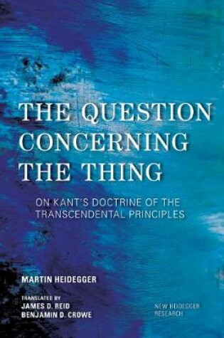Cover of The Question Concerning the Thing