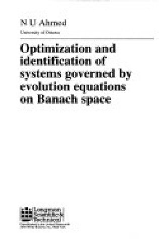 Cover of Ahmed: Optimization & Identification of