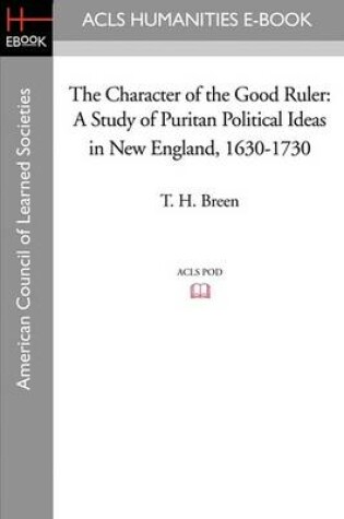 Cover of The Character of the Good Ruler